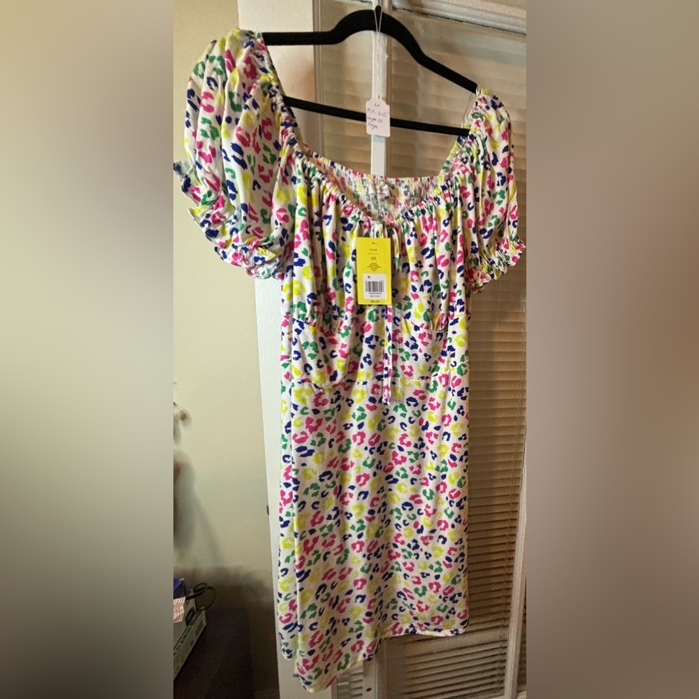Cabana Leopard Rainbow Sundress - Picture 6 of 11